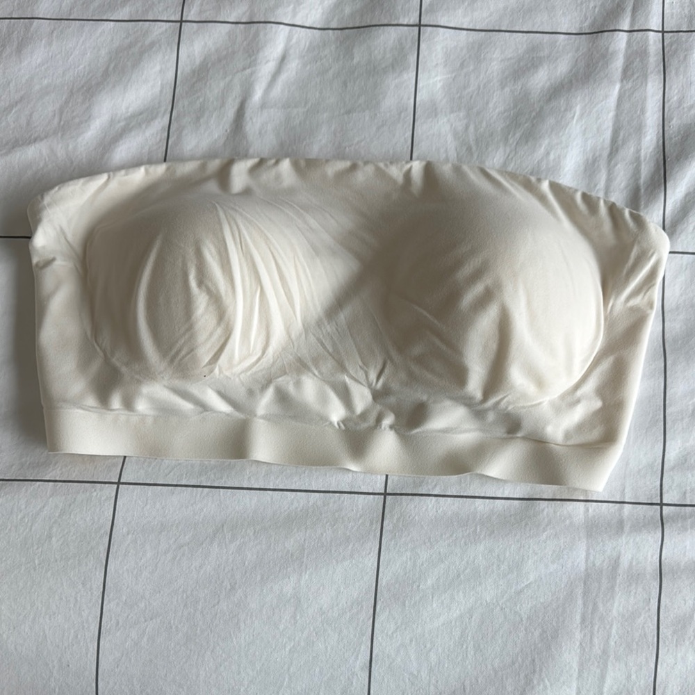 Soma Seamless light white  Bandeau Bra